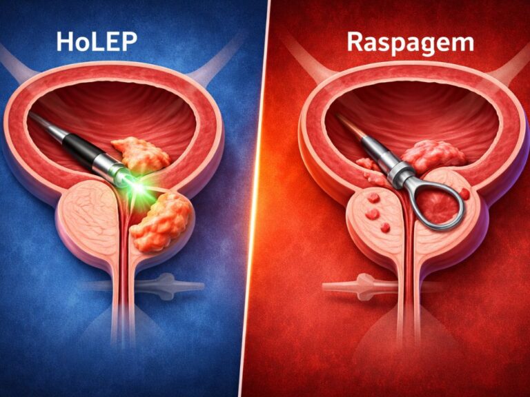HoLEP vs Raspagem